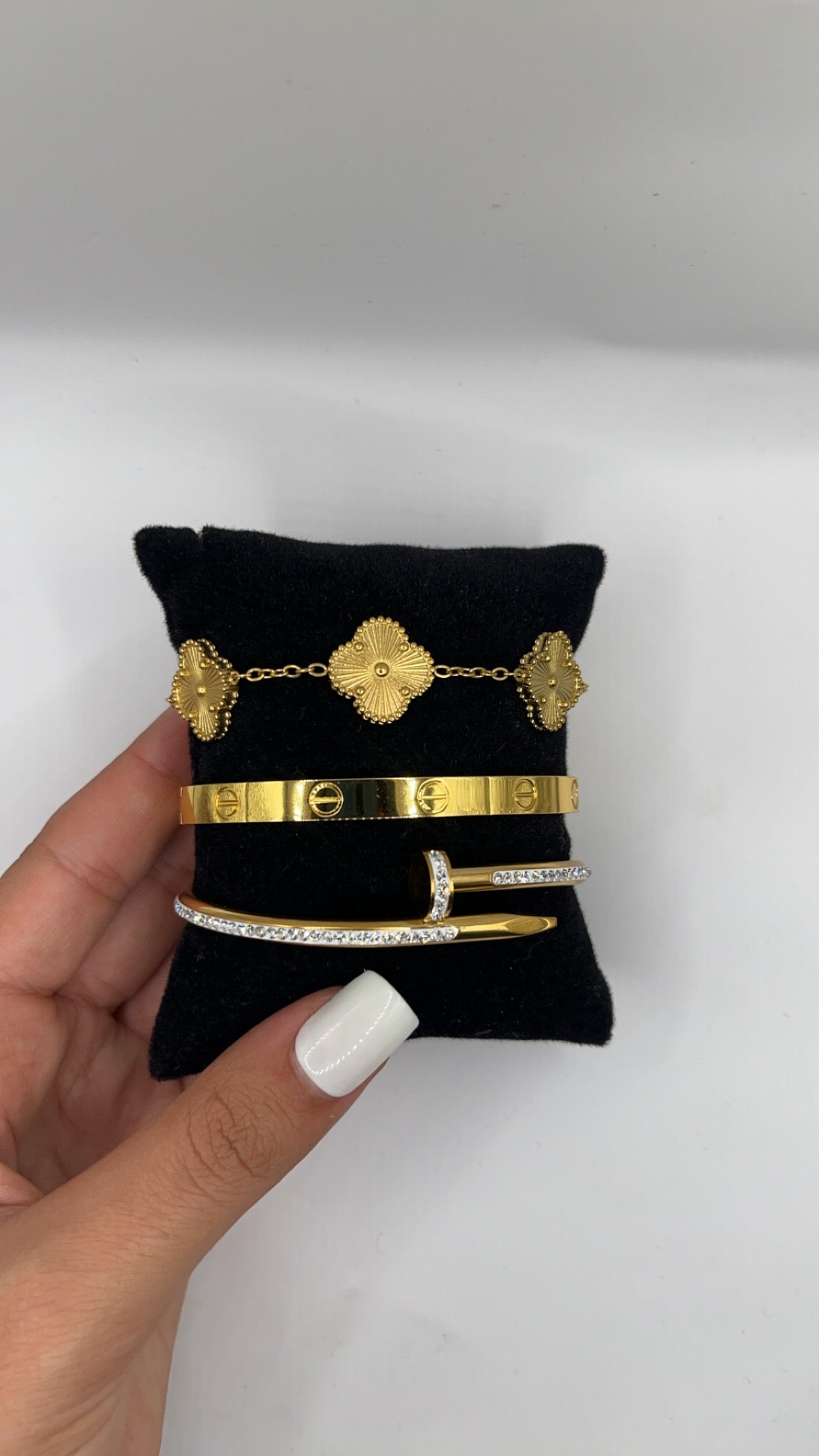 Aurora Armbåndssæt | 3-delt | 18K Forgyldt