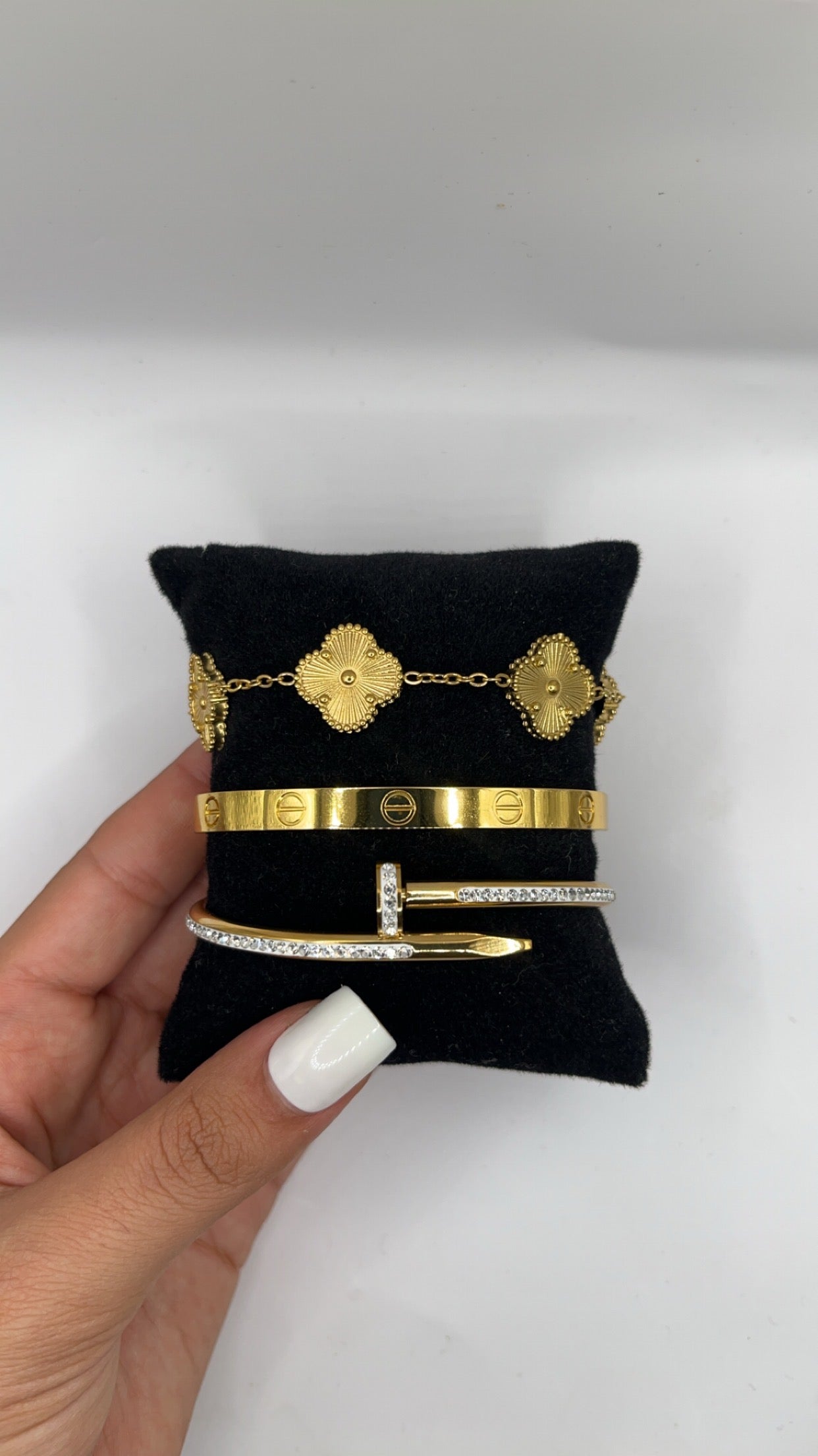 Aurora Armbåndssæt | 3-delt | 18K Forgyldt