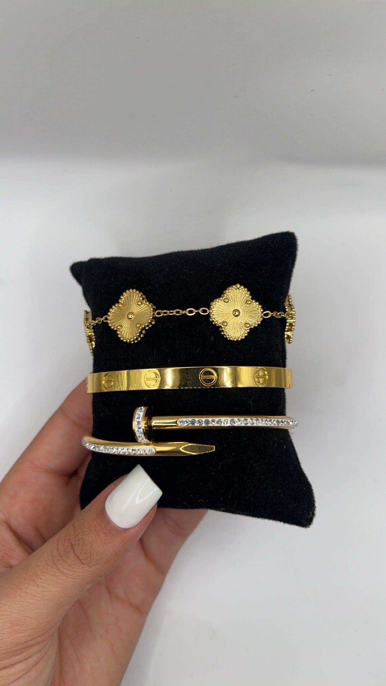 Aurora Armbåndssæt | 3-delt | 18K Forgyldt