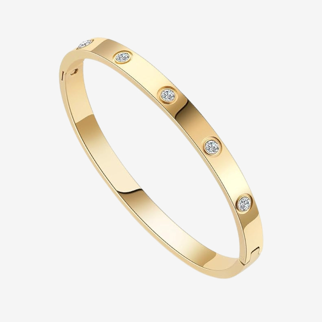 EINDLOOP ARMBAND MED ZIRKONIA