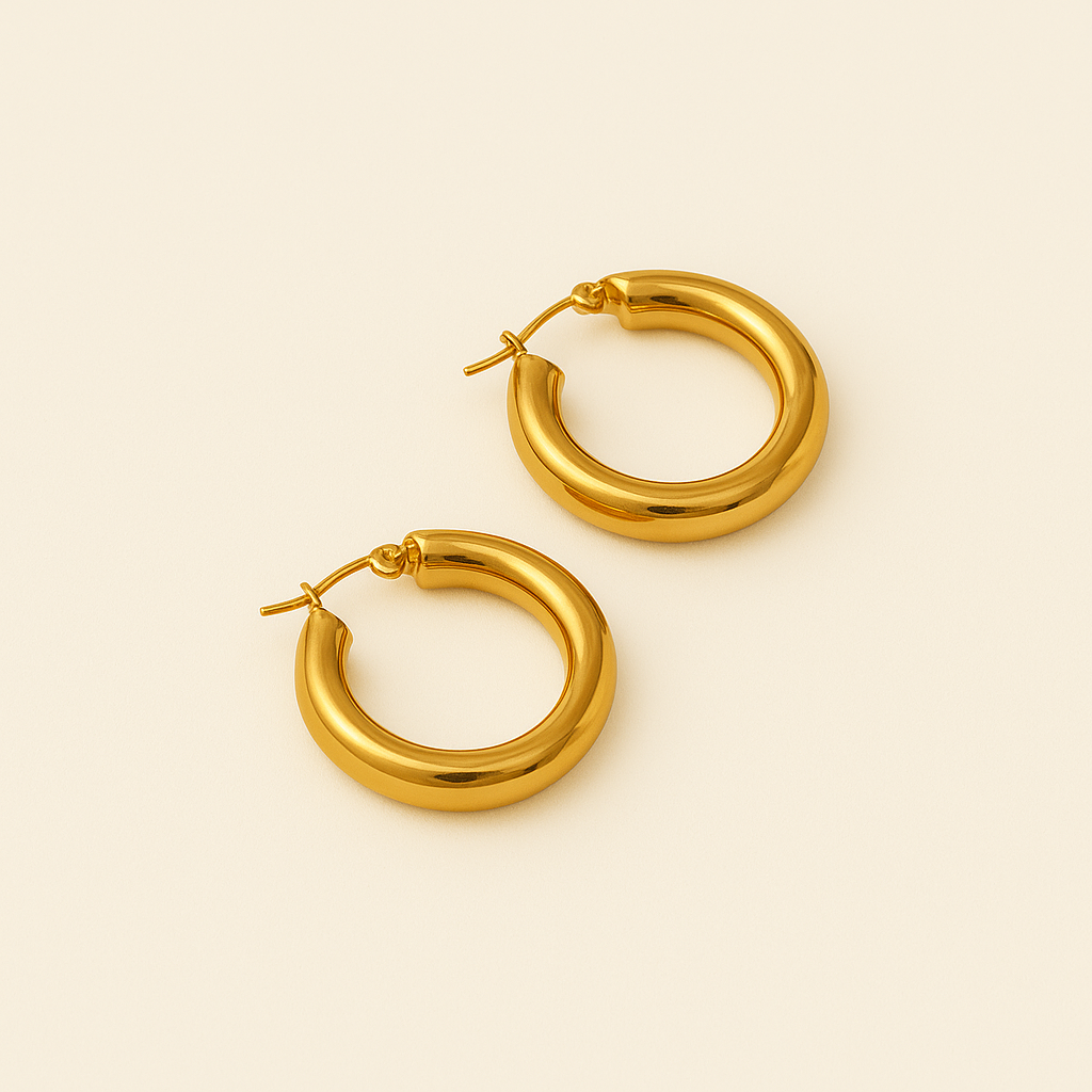 ALINA Guld Hoops